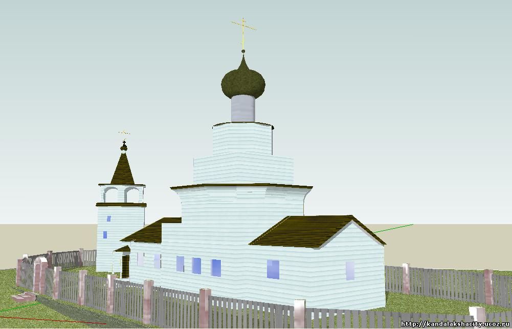 3D модель церкви